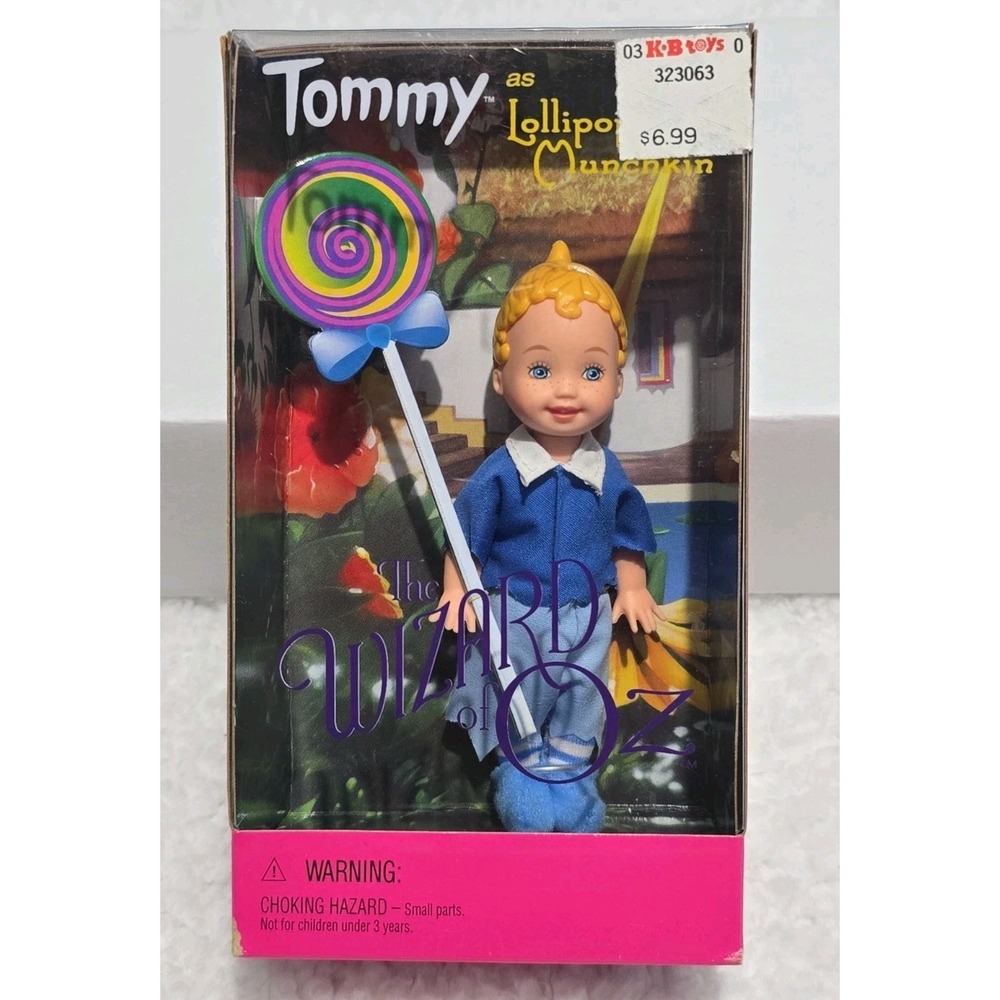 1999 The Wizard of Oz Mattel Barbie Doll Tommy as Lollipop Munchkin 25819 NRFB